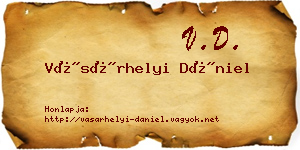Vásárhelyi Dániel névjegykártya