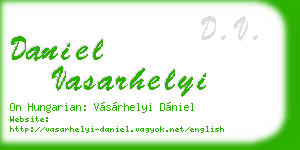daniel vasarhelyi business card