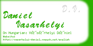 daniel vasarhelyi business card